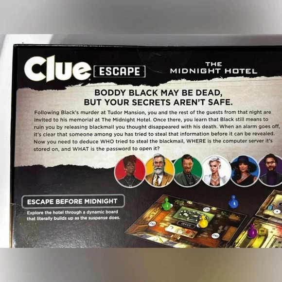 Hasbro Gaming | Clue Escape: The Midnight Hotel | Ages 10+ - BNIB ♟️🔧🌭 - Picture 9 of 9
